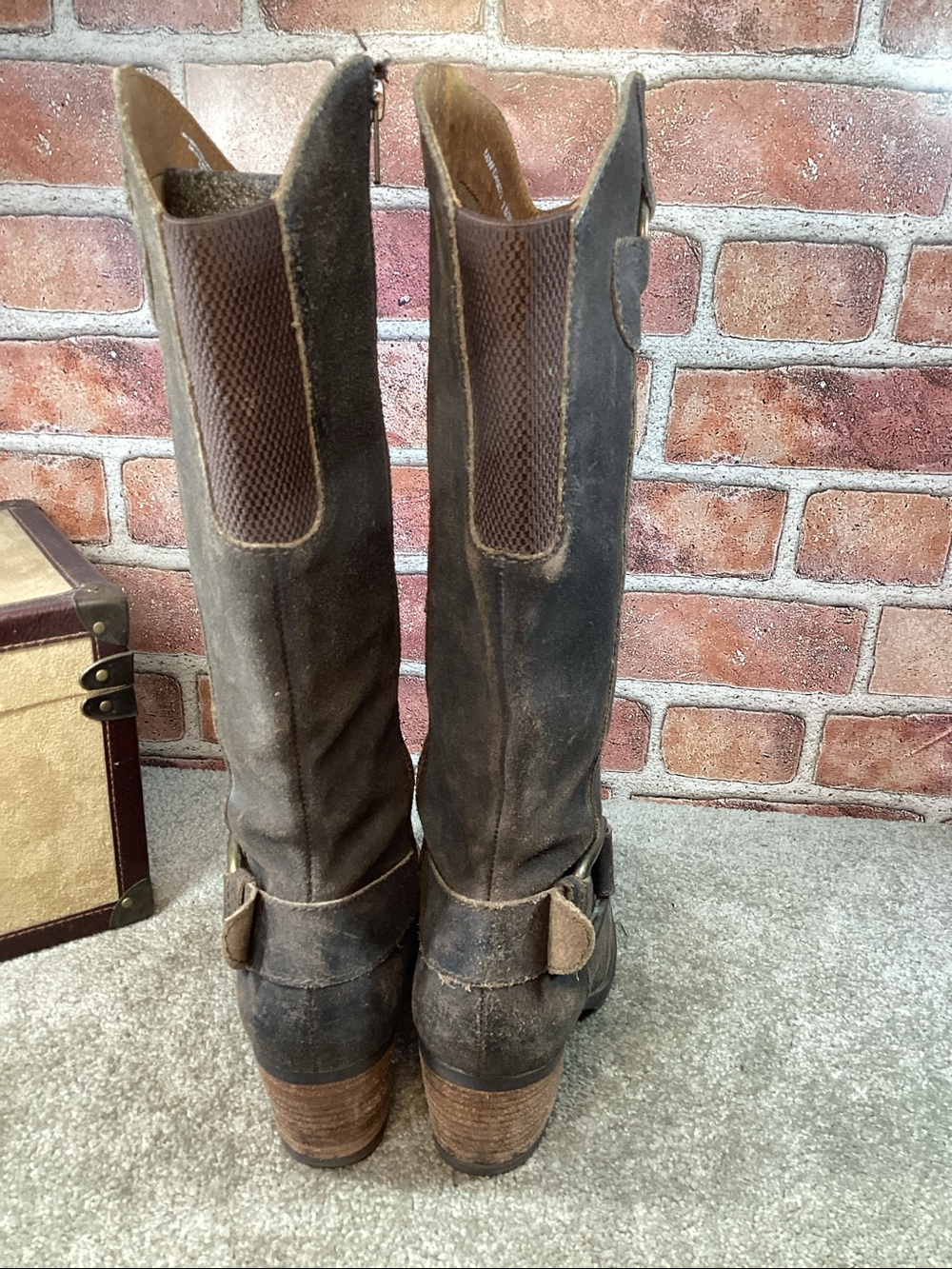 Born Loreza Womens Tall western riding boot size 7.5 - Picture 4 of 8